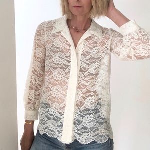 Vintage Lace Blouse